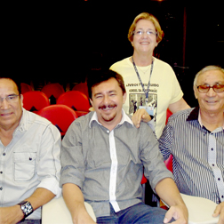 1-	Dolores Rodriguez Perez – Diretora da Divisão de Bibliotecas e Documentação – DBD
2-	Repentista Zé Maria ( Fortaleza, CE)
3-	Repentista  Tião Simpatia ( Fortaleza, CE)
4-	Sr. Gonçalo Ferreira ( Presidente da Academia Brasileira de Literatura de Cordel-ABLC)
